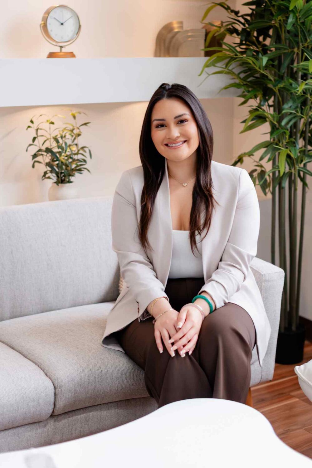 Best Life Counseling Services Shauni Smiling On Couch
